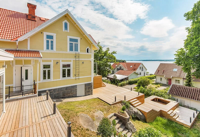 bygga trädäck huddinge