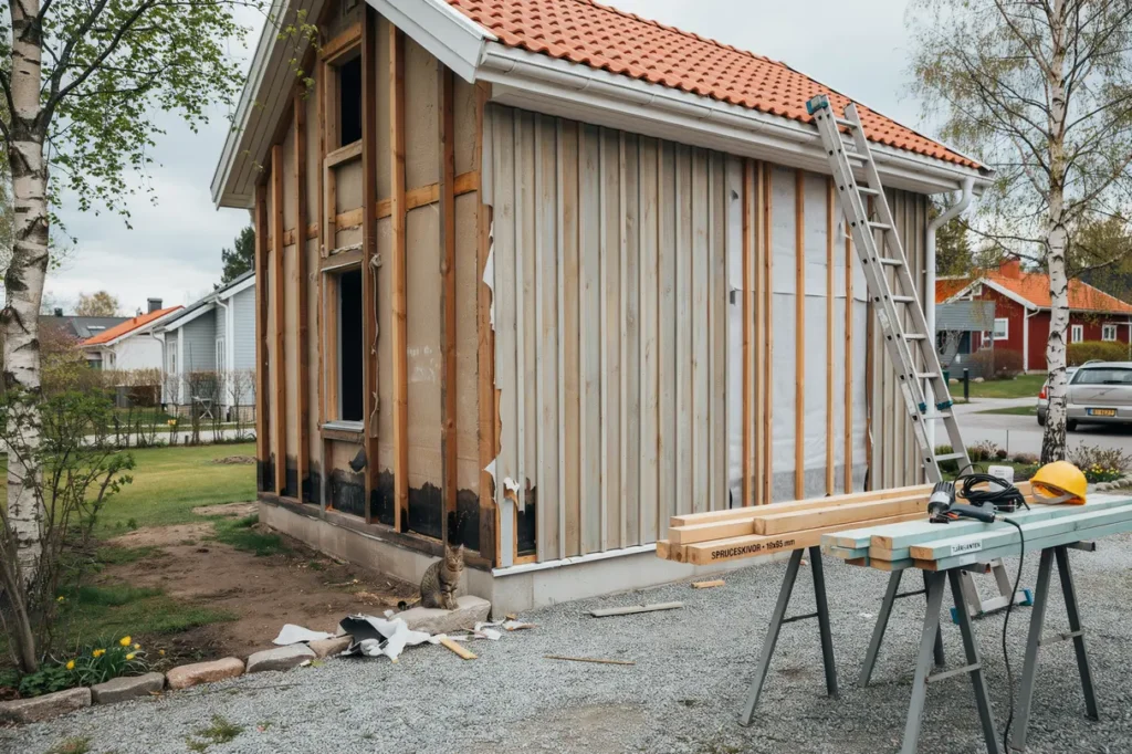 byta panel p huset tecken p r tskador r tt virke och smart planering f r ett h llbart resultat