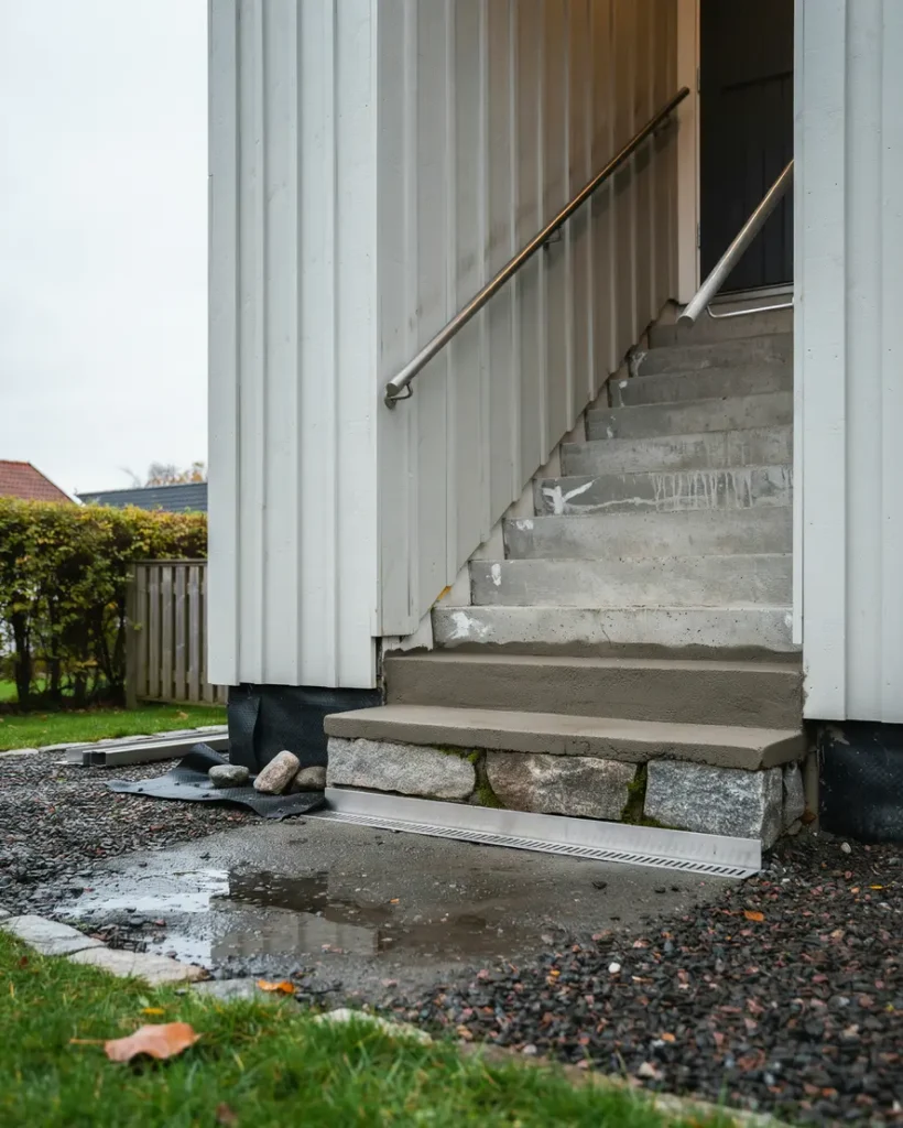renovera k llartrappa utomhus s kra materialval dr nering och smarta l sningar f r l ngre h llbarhet