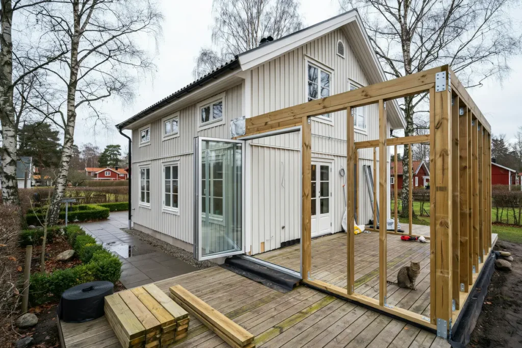 bygga uterum p befintlig altan vad villa gare b r t nka p innan projektstart